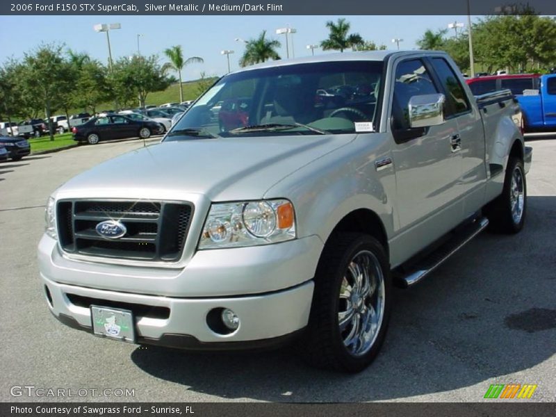 Silver Metallic / Medium/Dark Flint 2006 Ford F150 STX SuperCab