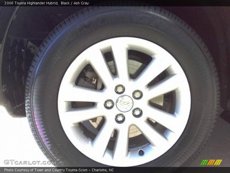 Black / Ash Gray 2006 Toyota Highlander Hybrid