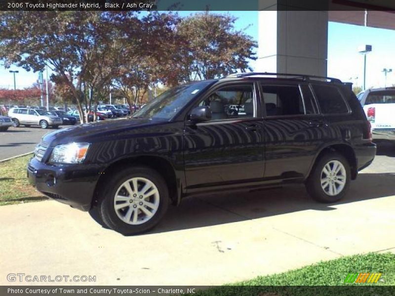 Black / Ash Gray 2006 Toyota Highlander Hybrid