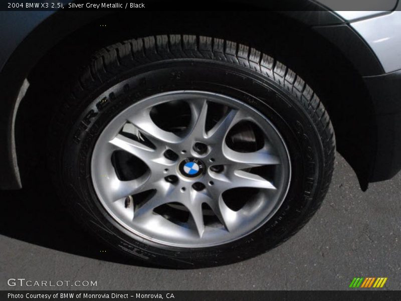 Silver Grey Metallic / Black 2004 BMW X3 2.5i