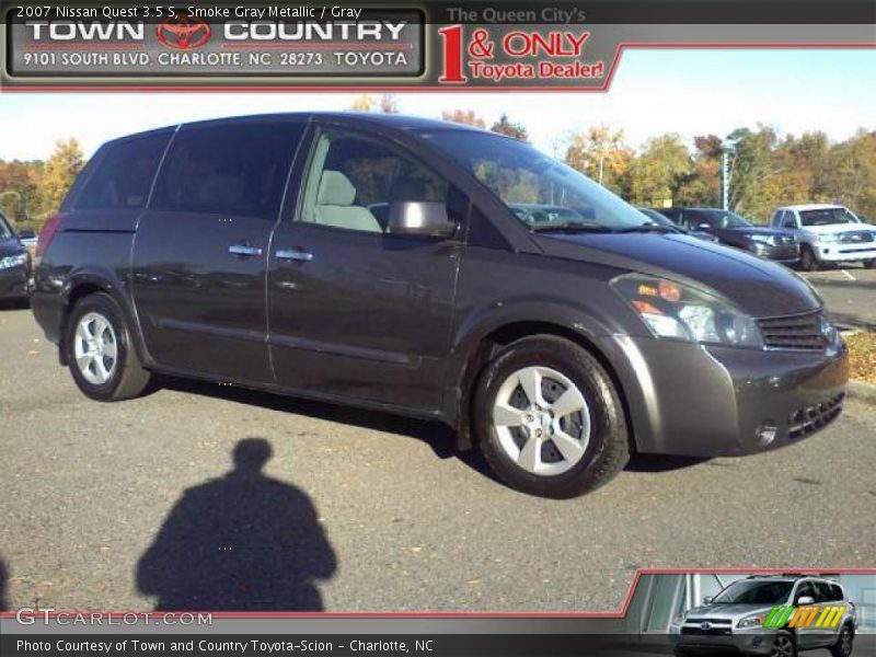 Smoke Gray Metallic / Gray 2007 Nissan Quest 3.5 S