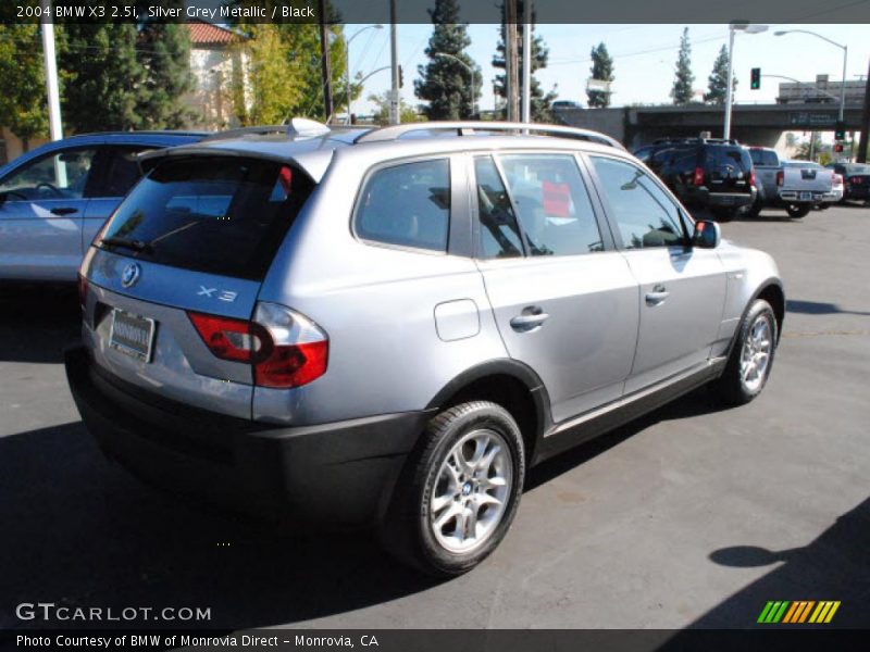Silver Grey Metallic / Black 2004 BMW X3 2.5i