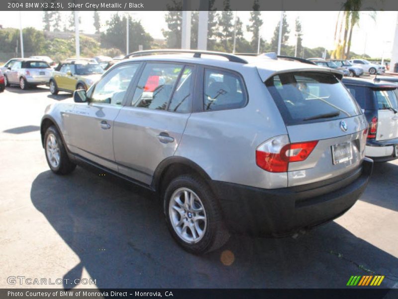 Silver Grey Metallic / Black 2004 BMW X3 2.5i