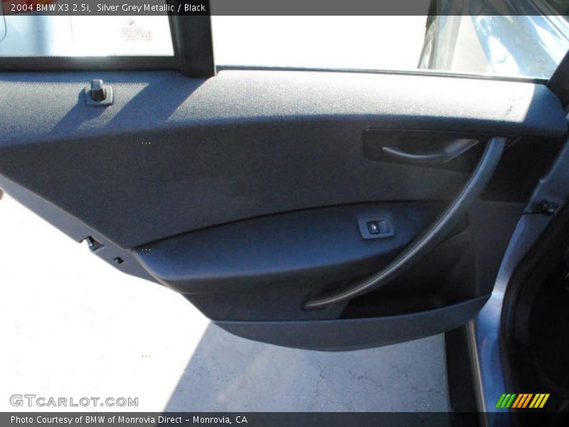 Silver Grey Metallic / Black 2004 BMW X3 2.5i