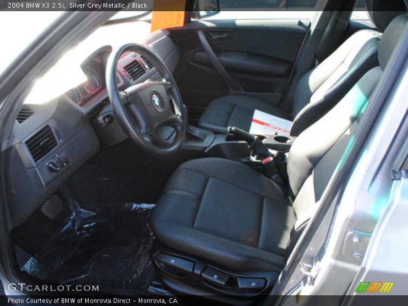 Silver Grey Metallic / Black 2004 BMW X3 2.5i