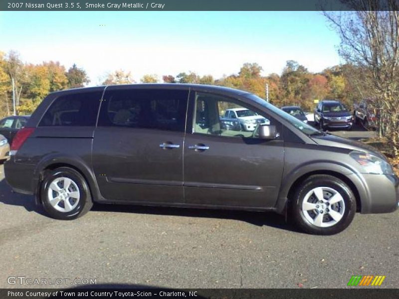 Smoke Gray Metallic / Gray 2007 Nissan Quest 3.5 S