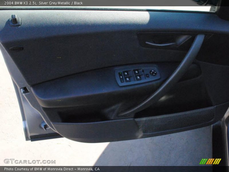 Silver Grey Metallic / Black 2004 BMW X3 2.5i