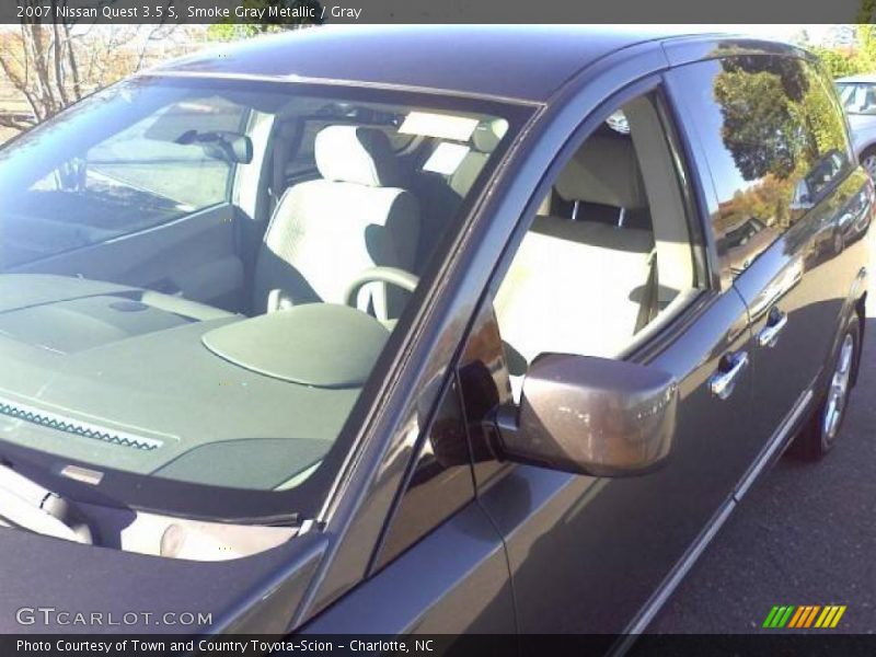 Smoke Gray Metallic / Gray 2007 Nissan Quest 3.5 S