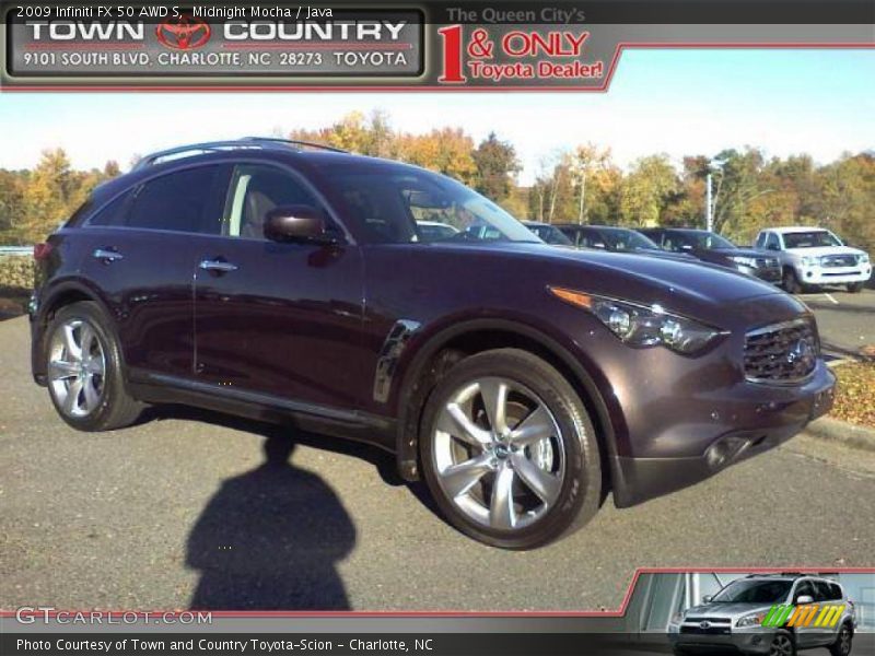 Midnight Mocha / Java 2009 Infiniti FX 50 AWD S