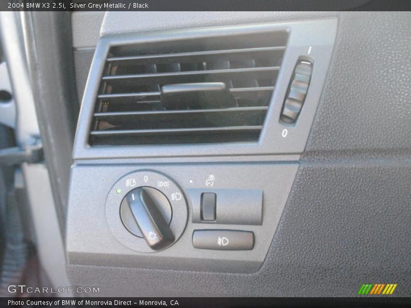 Silver Grey Metallic / Black 2004 BMW X3 2.5i