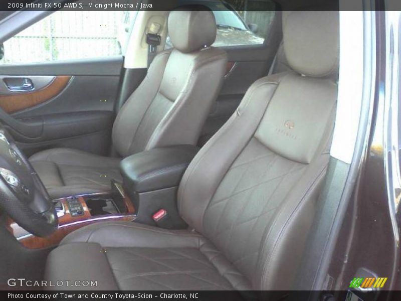  2009 FX 50 AWD S Java Interior