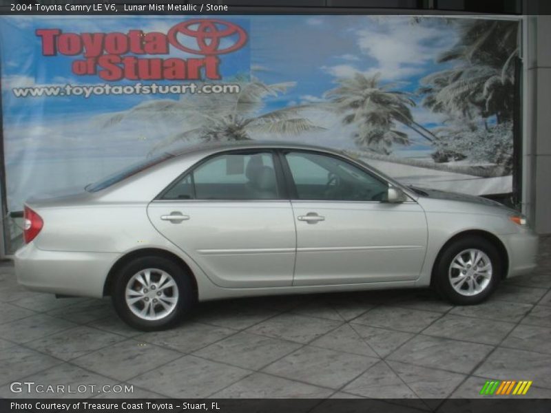 Lunar Mist Metallic / Stone 2004 Toyota Camry LE V6