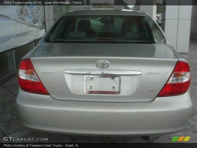Lunar Mist Metallic / Stone 2004 Toyota Camry LE V6