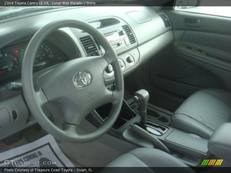 Lunar Mist Metallic / Stone 2004 Toyota Camry LE V6