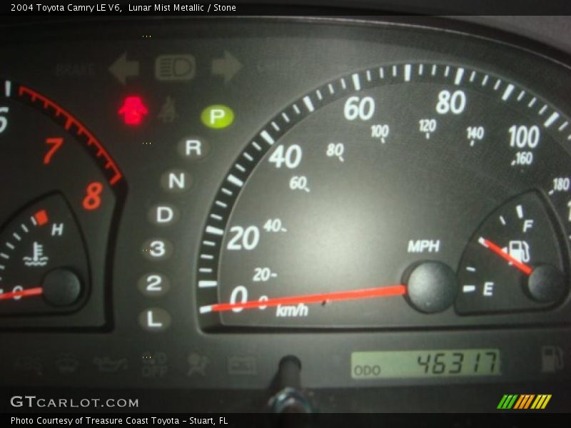 Lunar Mist Metallic / Stone 2004 Toyota Camry LE V6