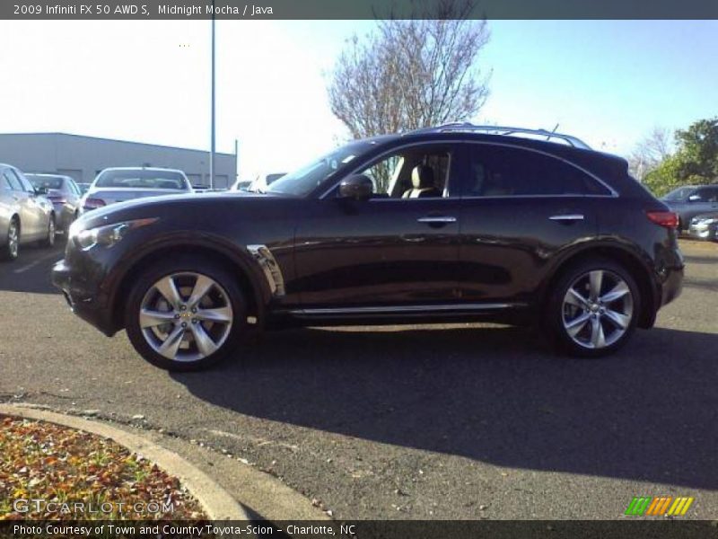 Midnight Mocha / Java 2009 Infiniti FX 50 AWD S