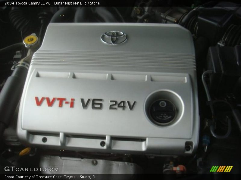 Lunar Mist Metallic / Stone 2004 Toyota Camry LE V6
