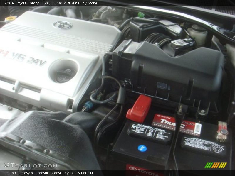 Lunar Mist Metallic / Stone 2004 Toyota Camry LE V6
