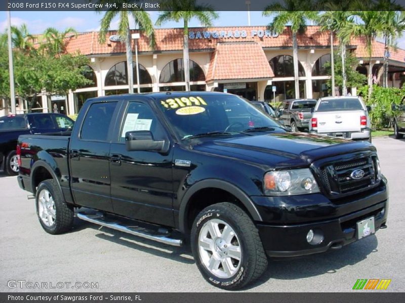 Black / Black 2008 Ford F150 FX4 SuperCrew 4x4