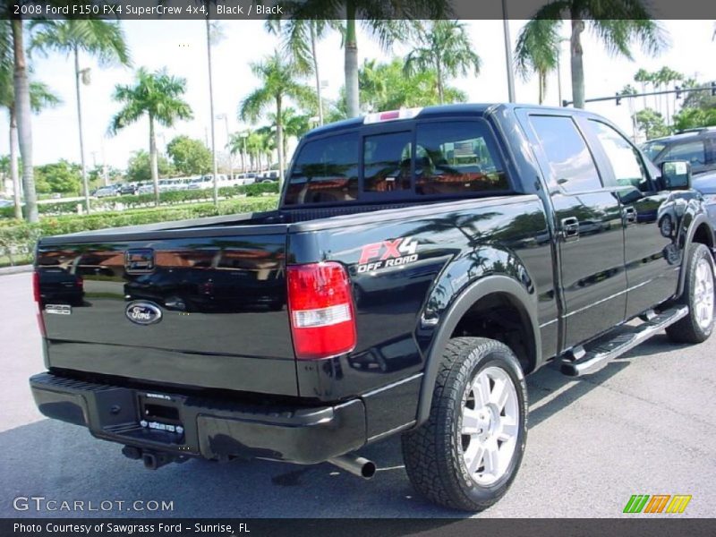 Black / Black 2008 Ford F150 FX4 SuperCrew 4x4