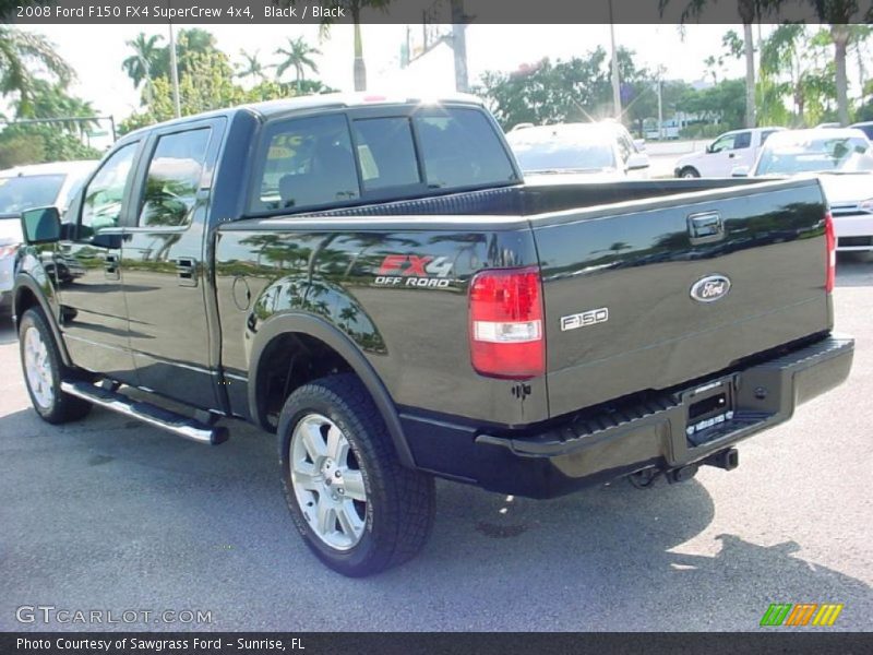 Black / Black 2008 Ford F150 FX4 SuperCrew 4x4