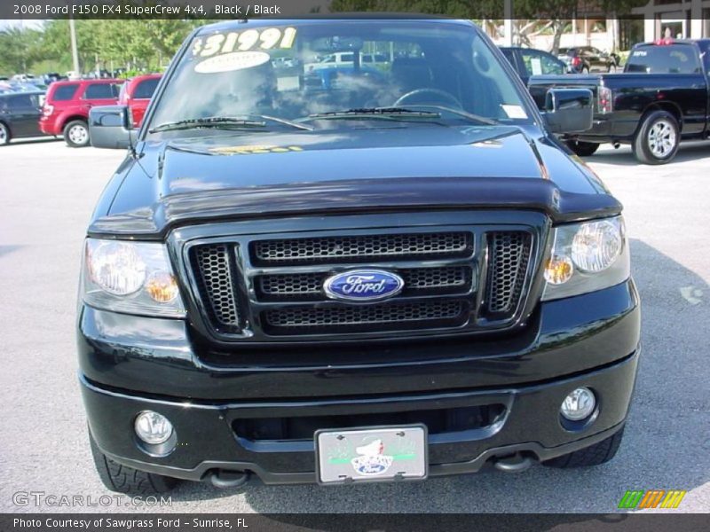 Black / Black 2008 Ford F150 FX4 SuperCrew 4x4