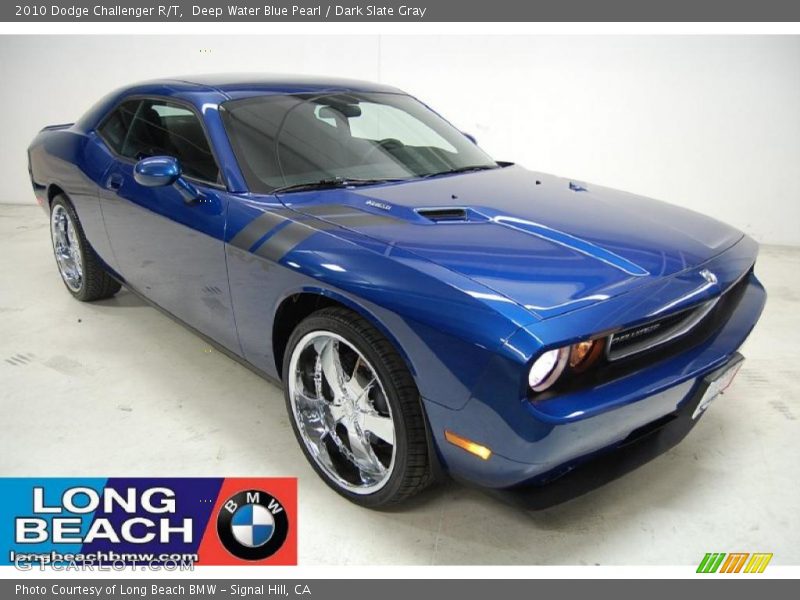 Deep Water Blue Pearl / Dark Slate Gray 2010 Dodge Challenger R/T