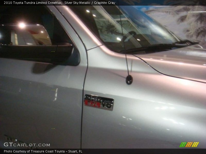 Silver Sky Metallic / Graphite Gray 2010 Toyota Tundra Limited CrewMax