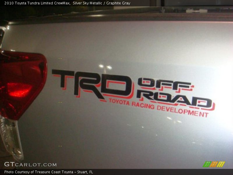 Silver Sky Metallic / Graphite Gray 2010 Toyota Tundra Limited CrewMax