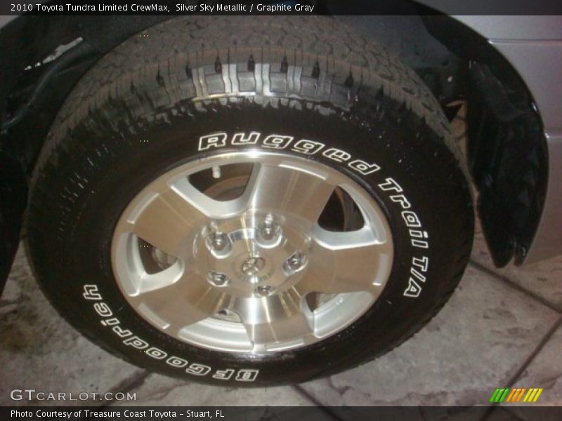 Silver Sky Metallic / Graphite Gray 2010 Toyota Tundra Limited CrewMax