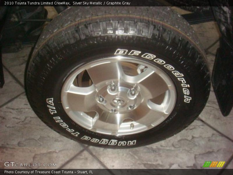 Silver Sky Metallic / Graphite Gray 2010 Toyota Tundra Limited CrewMax