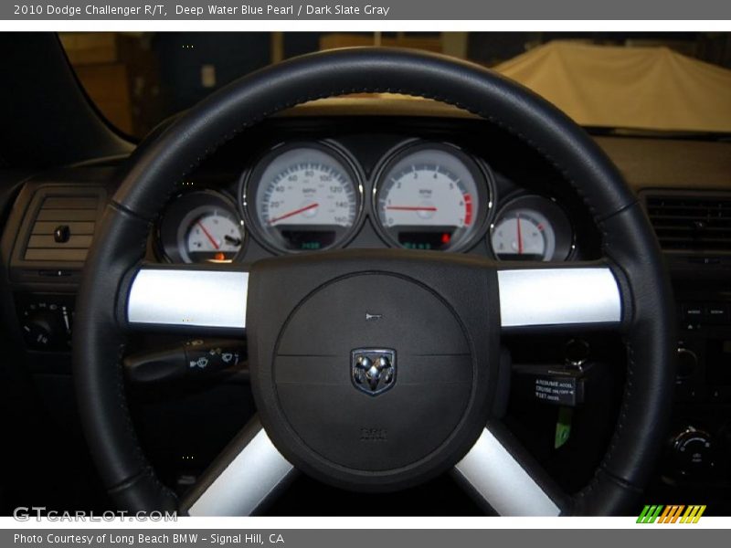 Deep Water Blue Pearl / Dark Slate Gray 2010 Dodge Challenger R/T
