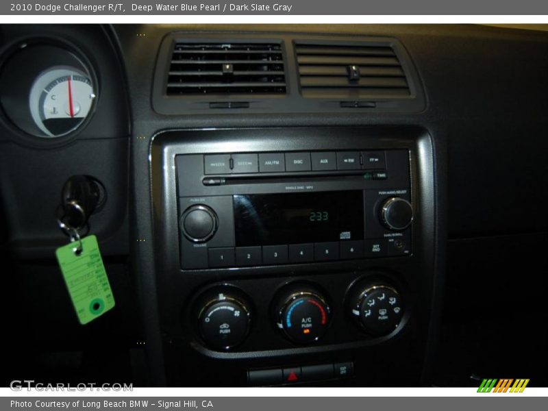 Deep Water Blue Pearl / Dark Slate Gray 2010 Dodge Challenger R/T