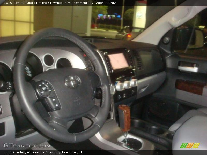 Silver Sky Metallic / Graphite Gray 2010 Toyota Tundra Limited CrewMax