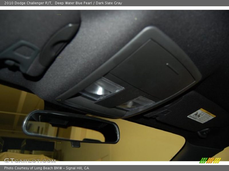 Deep Water Blue Pearl / Dark Slate Gray 2010 Dodge Challenger R/T