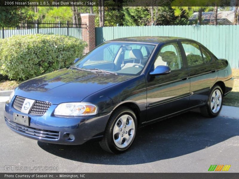 Blue Dusk Metallic / Sage 2006 Nissan Sentra 1.8 S