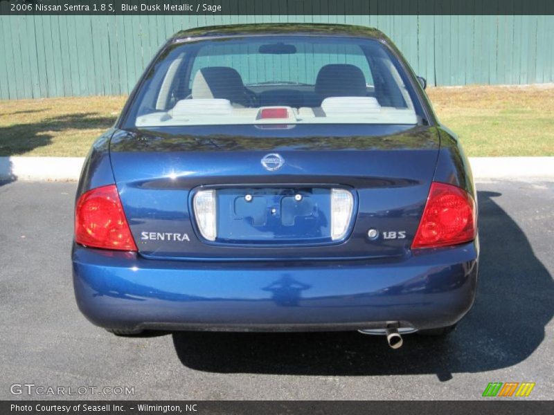 Blue Dusk Metallic / Sage 2006 Nissan Sentra 1.8 S