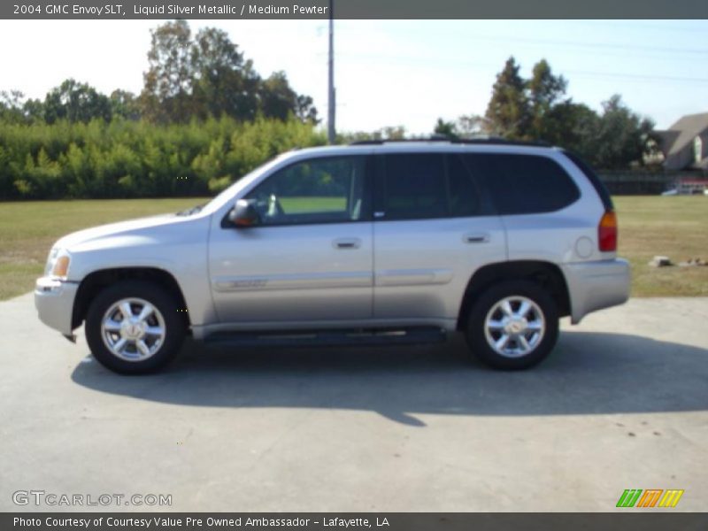 Liquid Silver Metallic / Medium Pewter 2004 GMC Envoy SLT