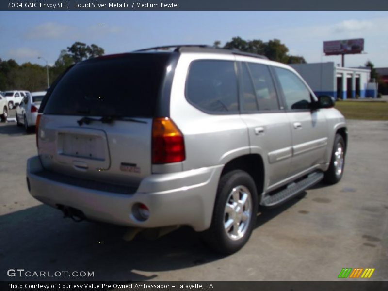 Liquid Silver Metallic / Medium Pewter 2004 GMC Envoy SLT