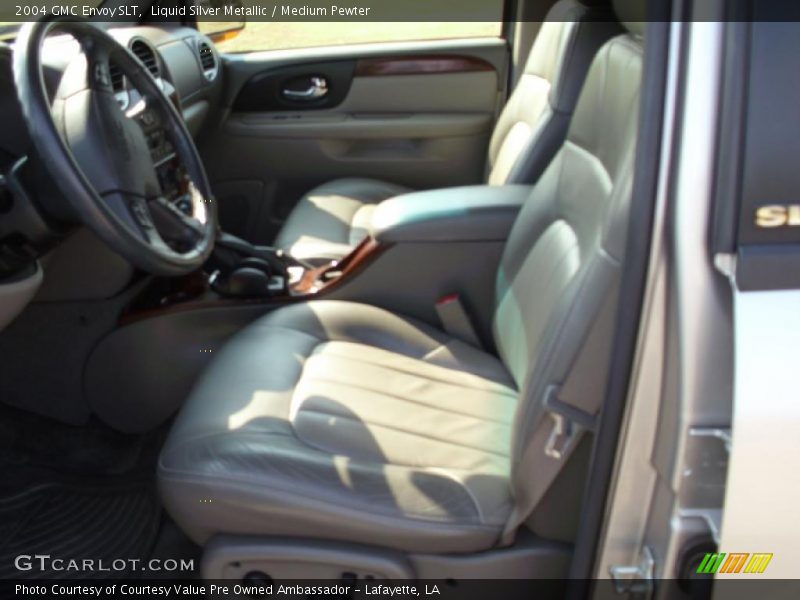 Liquid Silver Metallic / Medium Pewter 2004 GMC Envoy SLT