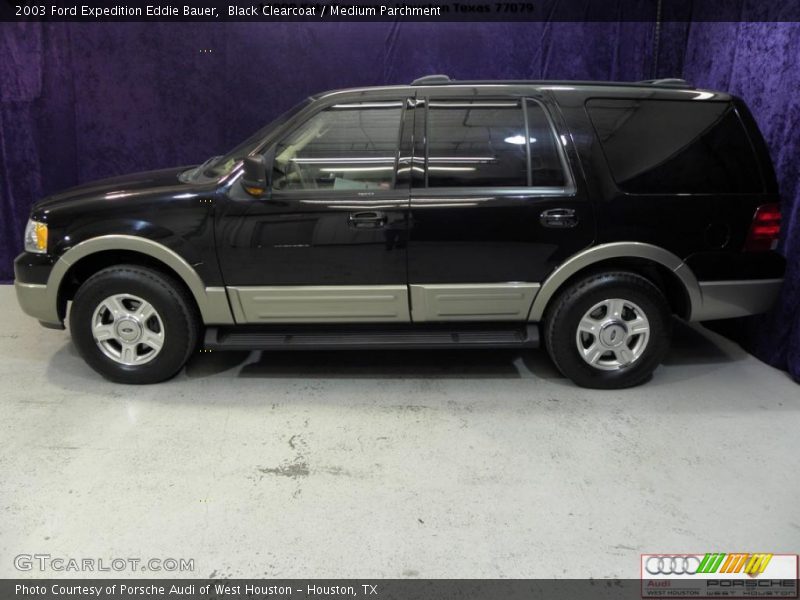 Black Clearcoat / Medium Parchment 2003 Ford Expedition Eddie Bauer