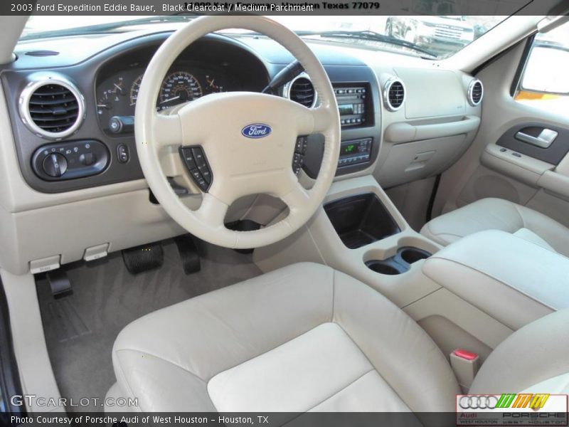 Black Clearcoat / Medium Parchment 2003 Ford Expedition Eddie Bauer