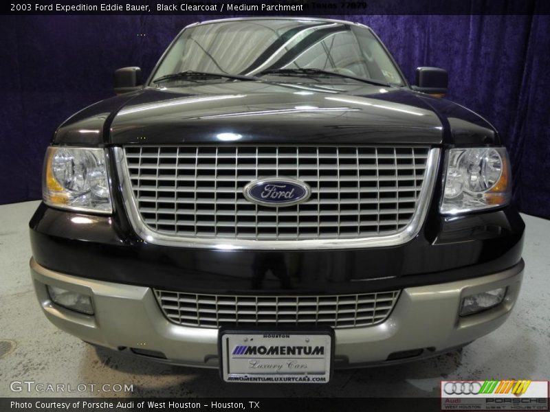 Black Clearcoat / Medium Parchment 2003 Ford Expedition Eddie Bauer