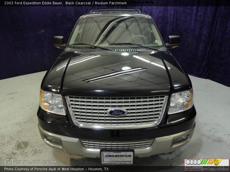 Black Clearcoat / Medium Parchment 2003 Ford Expedition Eddie Bauer