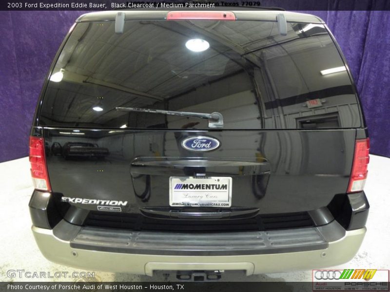 Black Clearcoat / Medium Parchment 2003 Ford Expedition Eddie Bauer