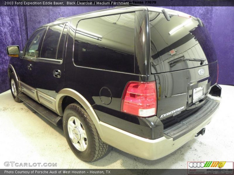 Black Clearcoat / Medium Parchment 2003 Ford Expedition Eddie Bauer