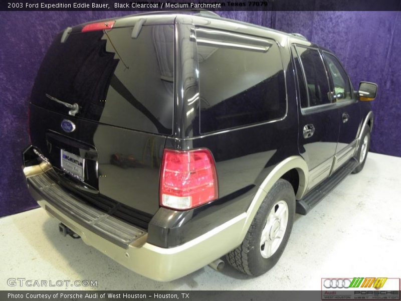 Black Clearcoat / Medium Parchment 2003 Ford Expedition Eddie Bauer