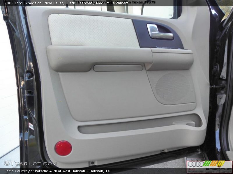 Black Clearcoat / Medium Parchment 2003 Ford Expedition Eddie Bauer