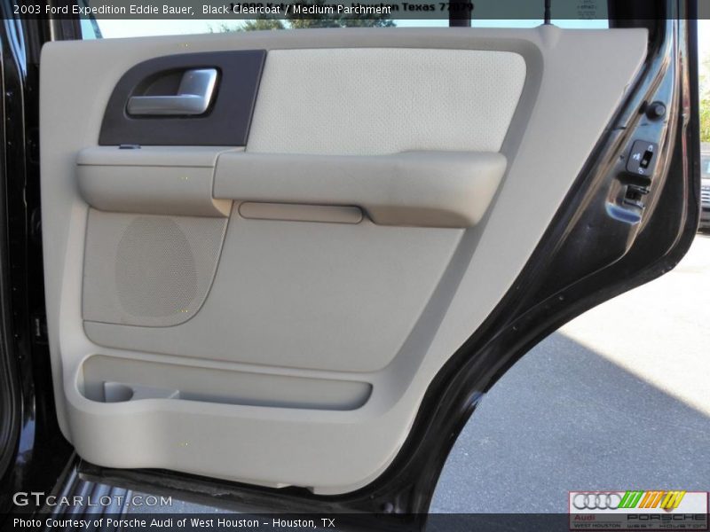 Black Clearcoat / Medium Parchment 2003 Ford Expedition Eddie Bauer