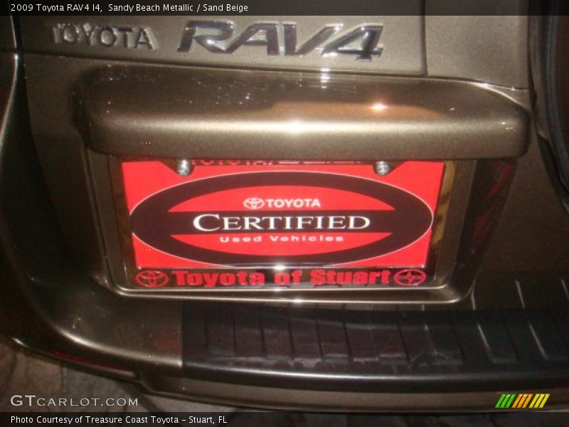 Sandy Beach Metallic / Sand Beige 2009 Toyota RAV4 I4